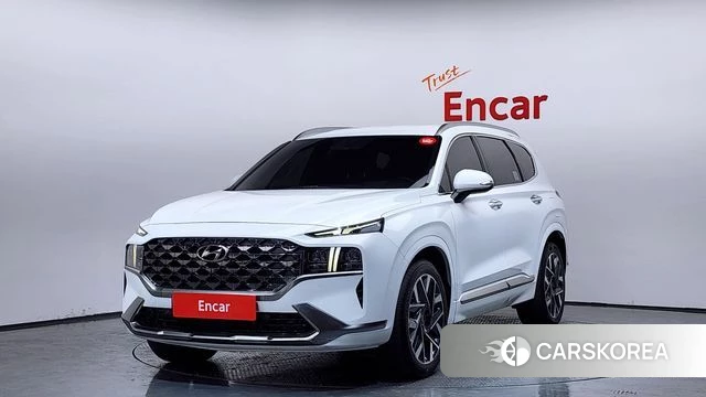 Hyundai The New Santa Fe 2021 Белый из Кореи