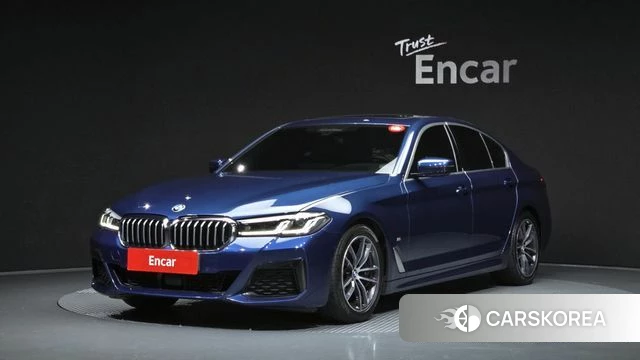 BMW 5 Series (G30) 2020 Синий из Кореи
