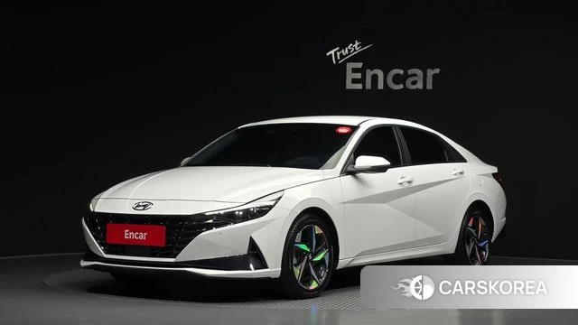 Hyundai Avante (CN7) 2020 Белый из Кореи