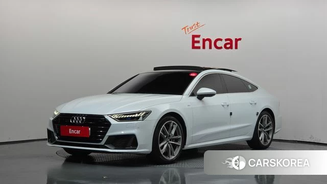 Audi A7 (4K) 2020 Белый из Кореи