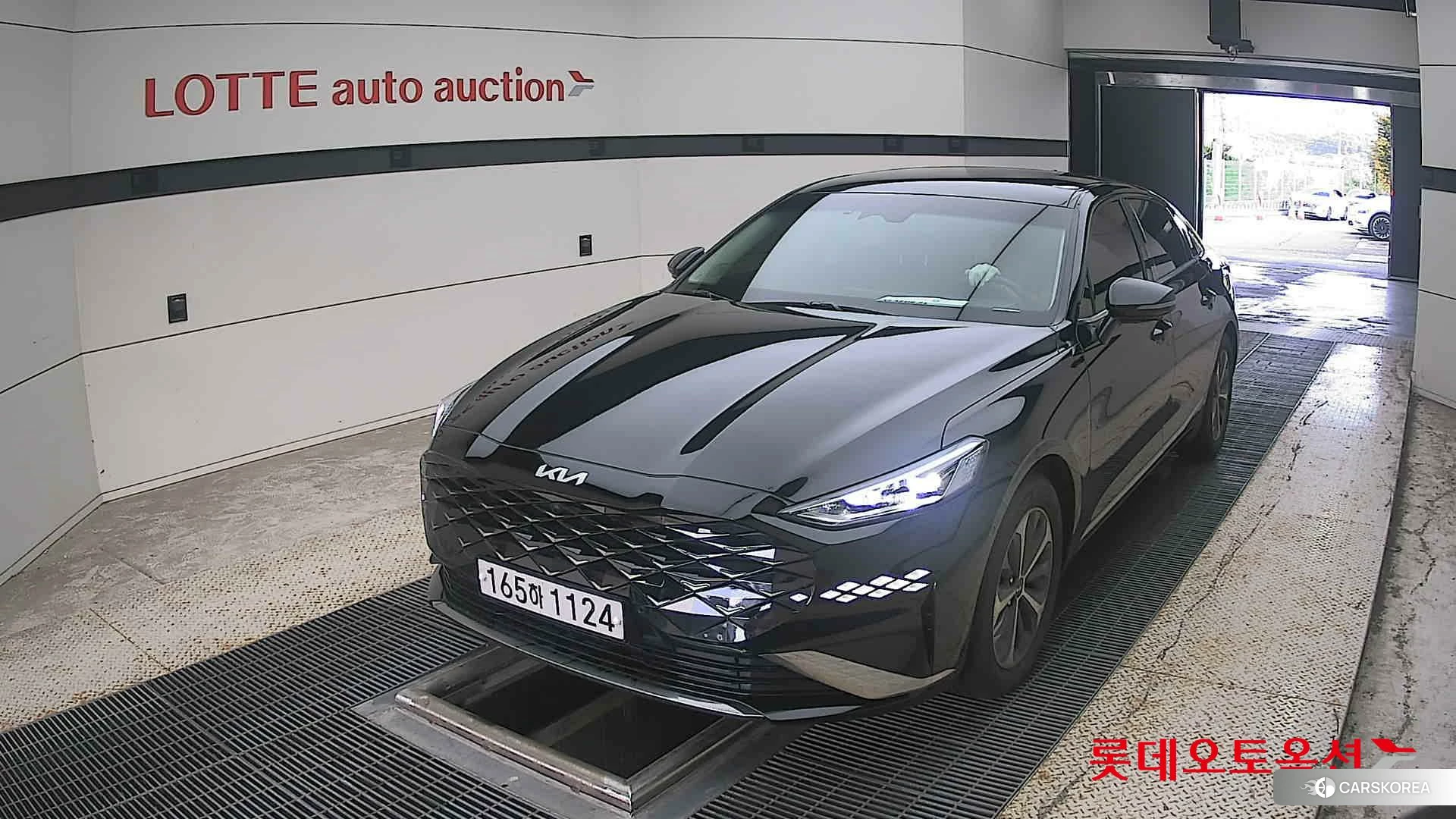 Kia K8 Hybrid 2022 Aurora Black Pearl из Кореи