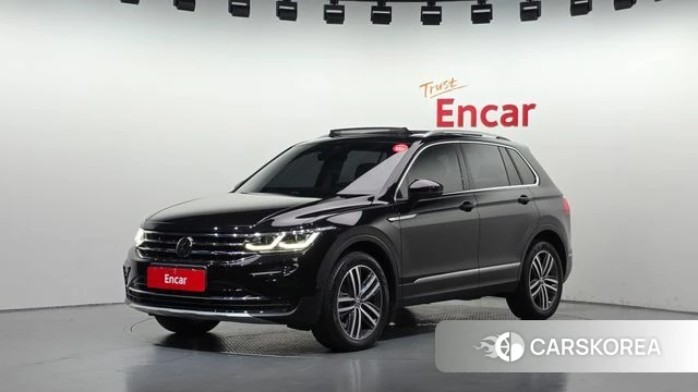Volkswagen Tiguan second Generation 2022 Черный из Кореи