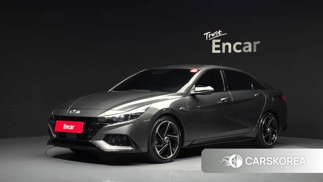 Hyundai Avante (CN7) 2021 Серый из Кореи
