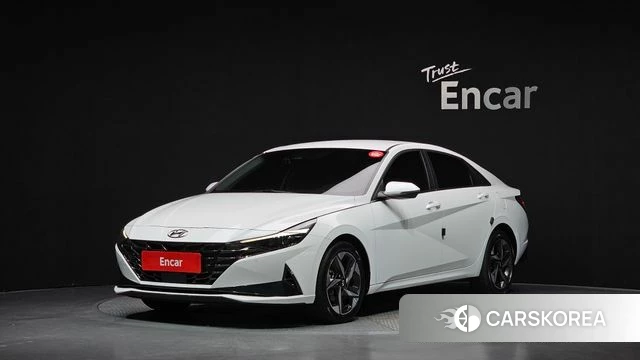 Hyundai Avante (CN7) 2023 Белый из Кореи