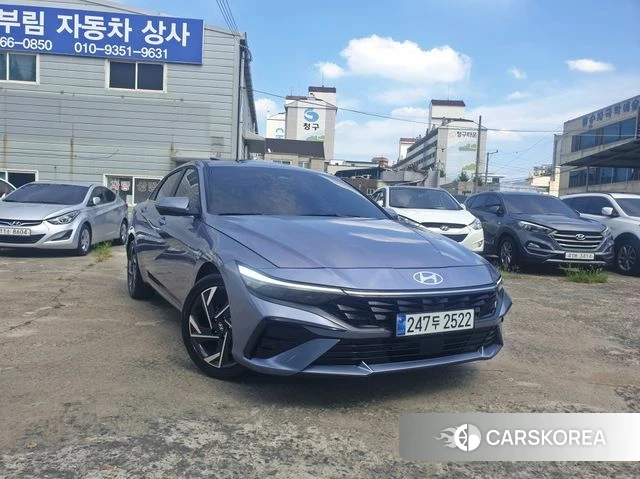 Hyundai The New Avante (CN7) 2025 Синий из Кореи