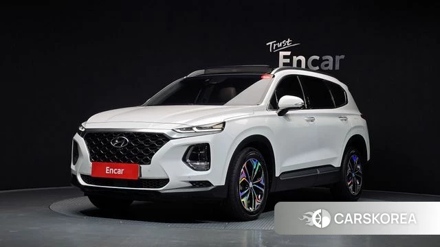 Hyundai Santa Fe TM 2020 Белый из Кореи