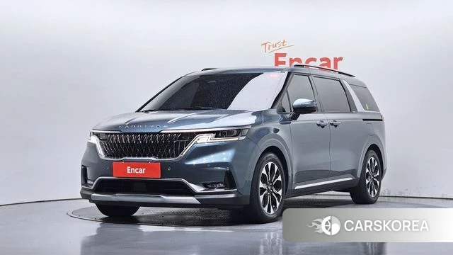 Kia Carnival 4th generation 2021 Небесно-голубой из Кореи