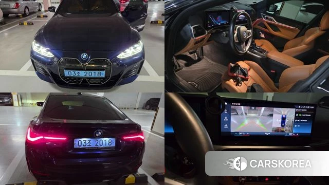 BMW i4 2022 Синий из Кореи