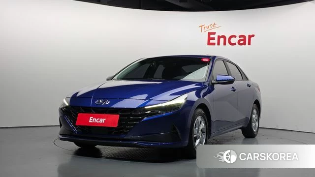 Hyundai Avante (CN7) 2020 Синий из Кореи