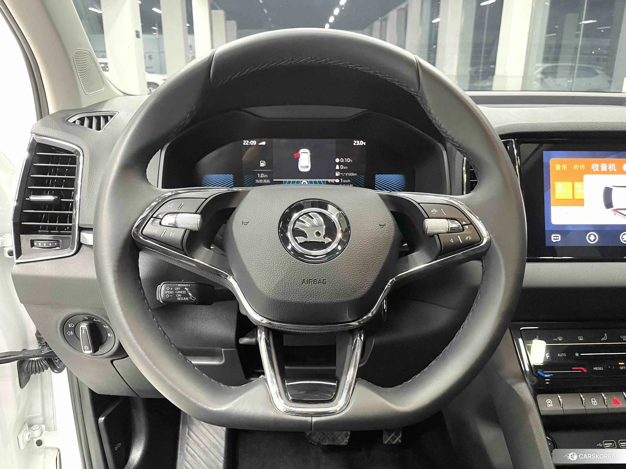 Skoda Karoq 2023 Белый из Китая