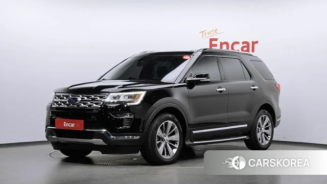 Ford Explorer 2018 Черный из Кореи