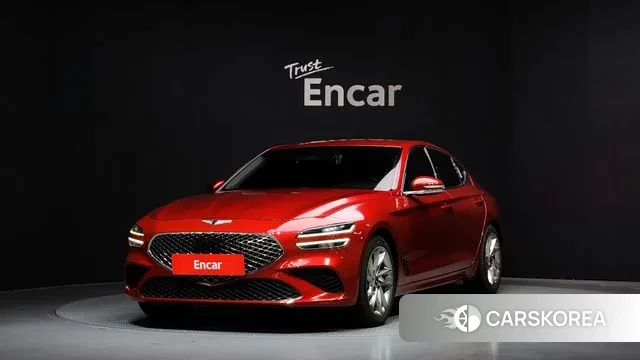 Genesis The New G70 2022 Красный из Кореи