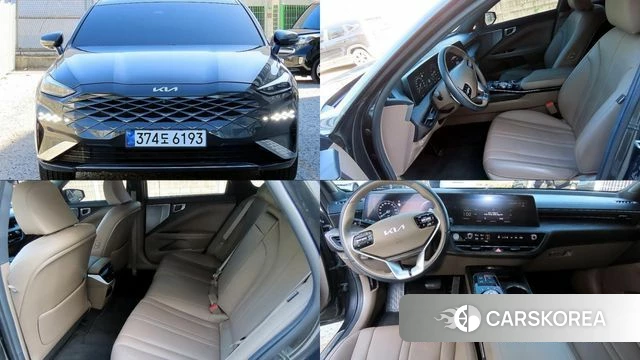 Kia K8 2023 Серый из Кореи