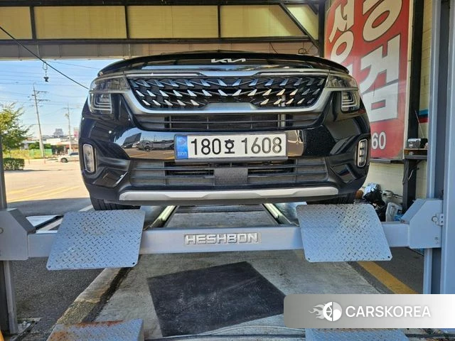 Kia Seltos 2022 Черный из Кореи