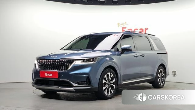 Kia Carnival 4th generation 2022 Небесно-голубой из Кореи