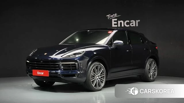 Porsche Cayenne (PO536) 2020 Синий из Кореи