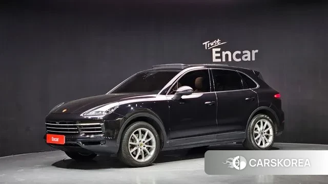 Porsche Cayenne (PO536) 2019 Черный из Кореи