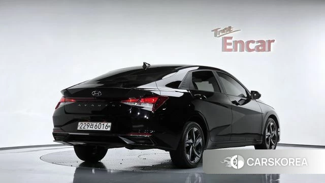 Hyundai Avante (CN7) 2020 Черный из Кореи