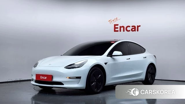 Tesla Model 3 2021 Белый из Кореи