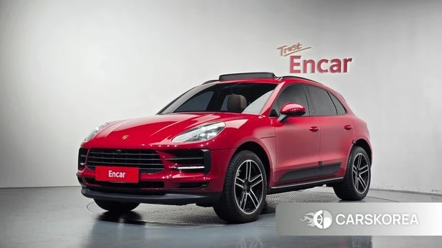 Porsche Macan 2021 Красный из Кореи