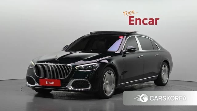 Mercedes-Benz S-Class W223 2023 Зеленый из Кореи