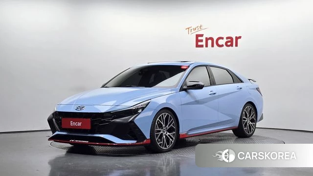 Hyundai Avante (CN7) 2022 Светло-серебряный цвет из Кореи