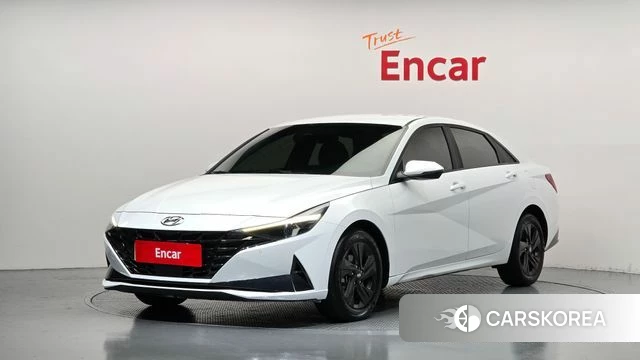 Hyundai Avante (CN7) 2022 Белый из Кореи
