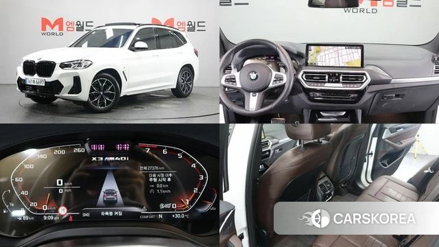 BMW X3 (G01) 2024 Белый из Кореи
