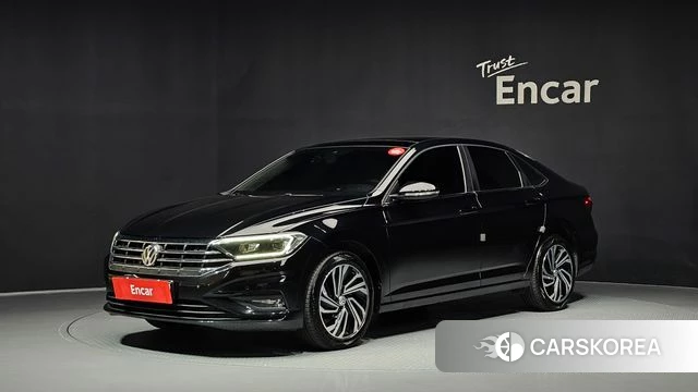 Volkswagen 7th Generation of Jetta 2021 Черный из Кореи