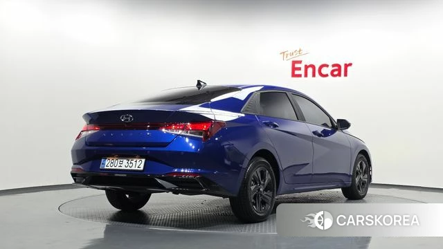 Hyundai Avante (CN7) 2023 Синий из Кореи