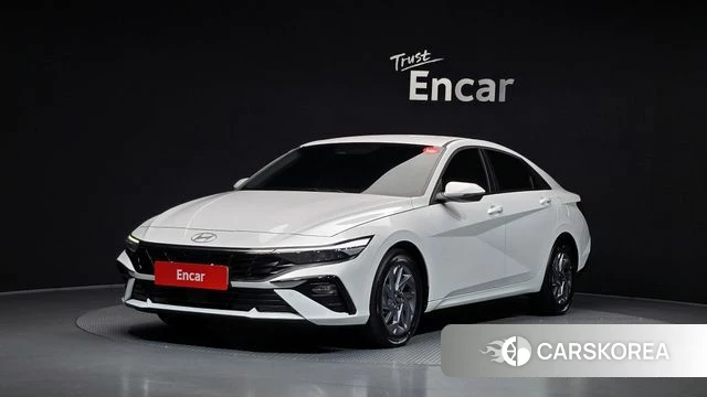 Hyundai The New Avante (CN7) 2025 Белый из Кореи