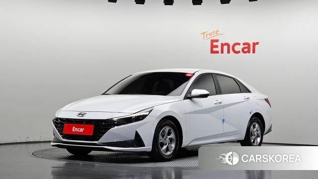 Hyundai Avante (CN7) 2020 Белый из Кореи