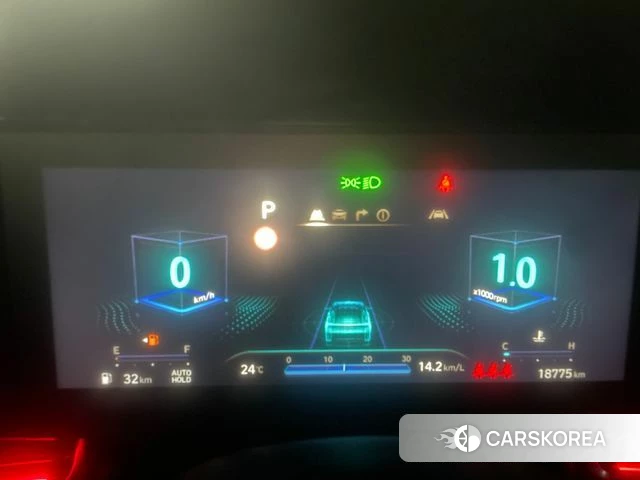 Hyundai The New Avante (CN7) 2024 Красный из Кореи