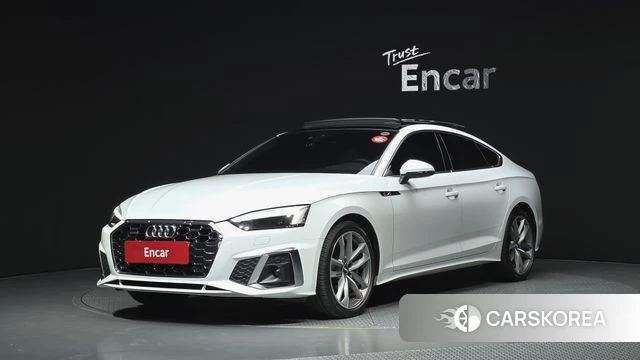 Audi A5 (F5) 2021 Белый из Кореи