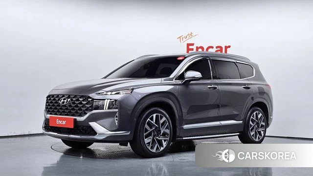 Hyundai The New Santa Fe 2021 Серый из Кореи