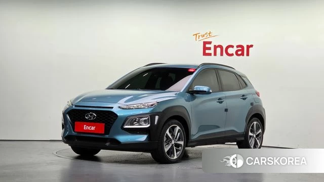 Hyundai Kona 2019 Небесно-голубой из Кореи