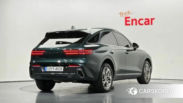 Genesis GV70 2021 Темно-зеленый из Кореи