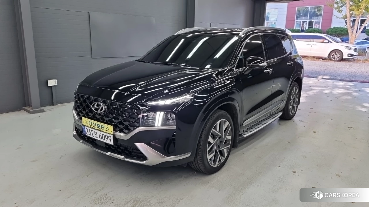 Hyundai The New Santa Fe 2023 Черный из Кореи