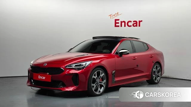 Kia Stinger 2018 Красный из Кореи