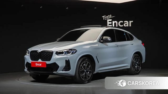 BMW X4 (G02) 2022 Серебристо-серый из Кореи
