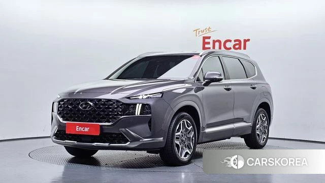 Hyundai The New Santa Fe 2023 Серый из Кореи
