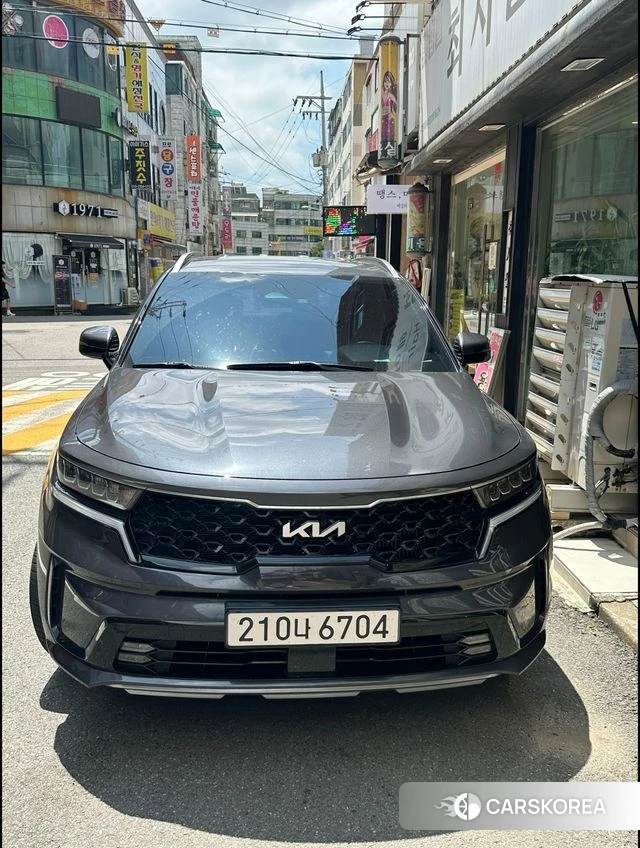 Kia The New Sorento 4th Generation 2023 Серый из Кореи