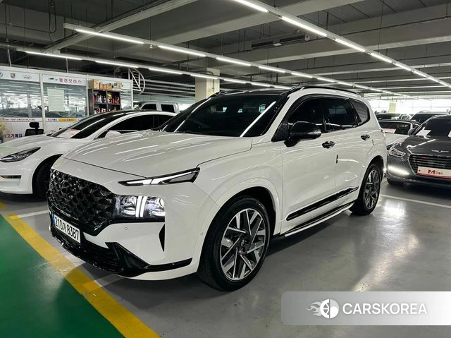 Hyundai The New Santa Fe 2021 Белый из Кореи