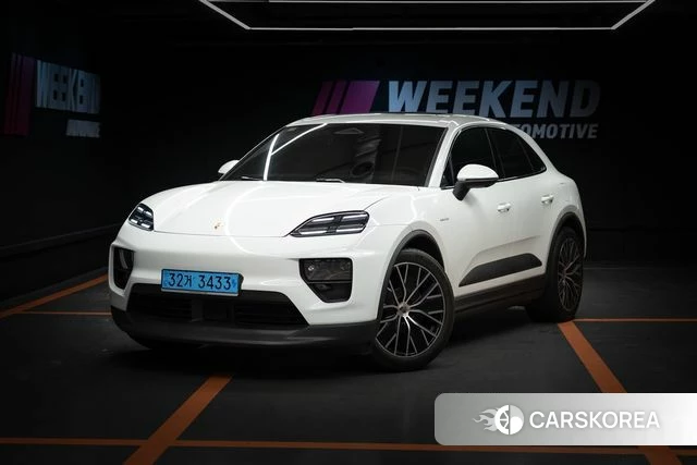 Porsche Makan EV 2025 Белый из Кореи