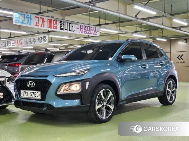 Hyundai Kona 2018 Синий нефрит из Кореи