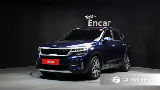 Kia Seltos 2021 Синий из Кореи