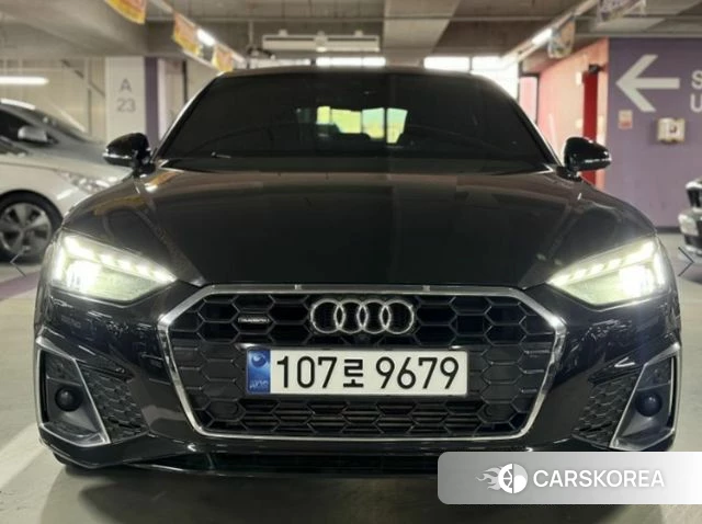 Audi A5 (F5) 2023 Черный из Кореи