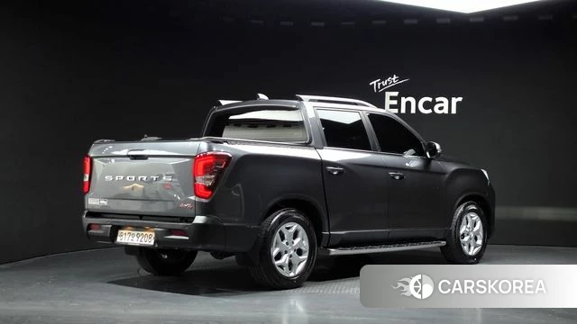 Ssangyong The New Rexton Sport 2021 Серый из Кореи