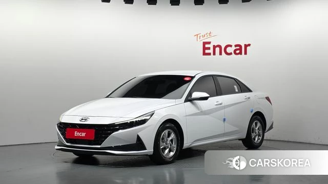Hyundai Avante (CN7) 2022 Белый из Кореи