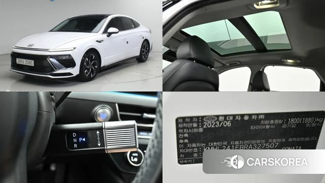 Hyundai Sonata D Edge (DN8) 2023 Белый из Кореи